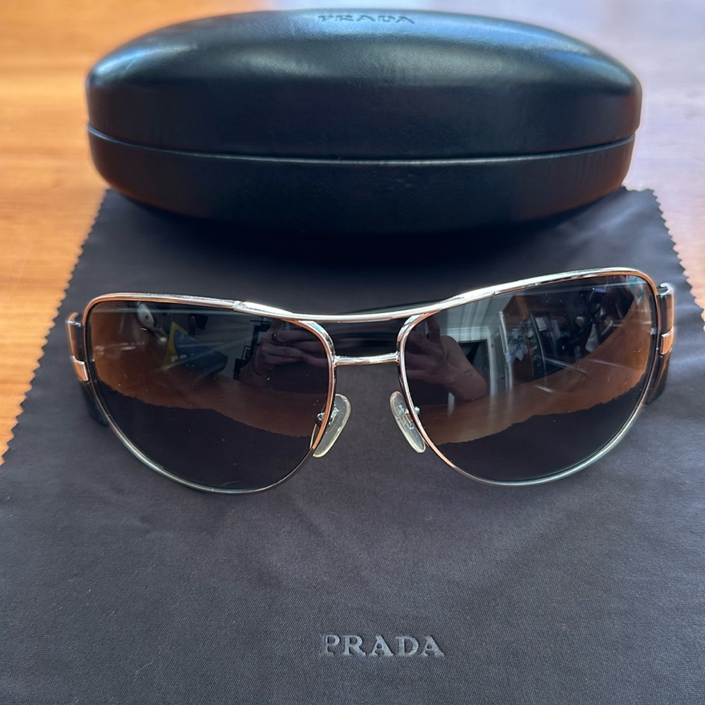 PRADA- Black Sunglasses
